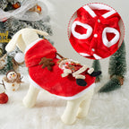 Pet Christmas Costumes Flannel Material Suitable For Small Cats And Dogs