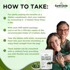 Organic Chlorella Tablets 1,000 Count | High Potency Superfood | Vegan, Kosher, Non-GMO