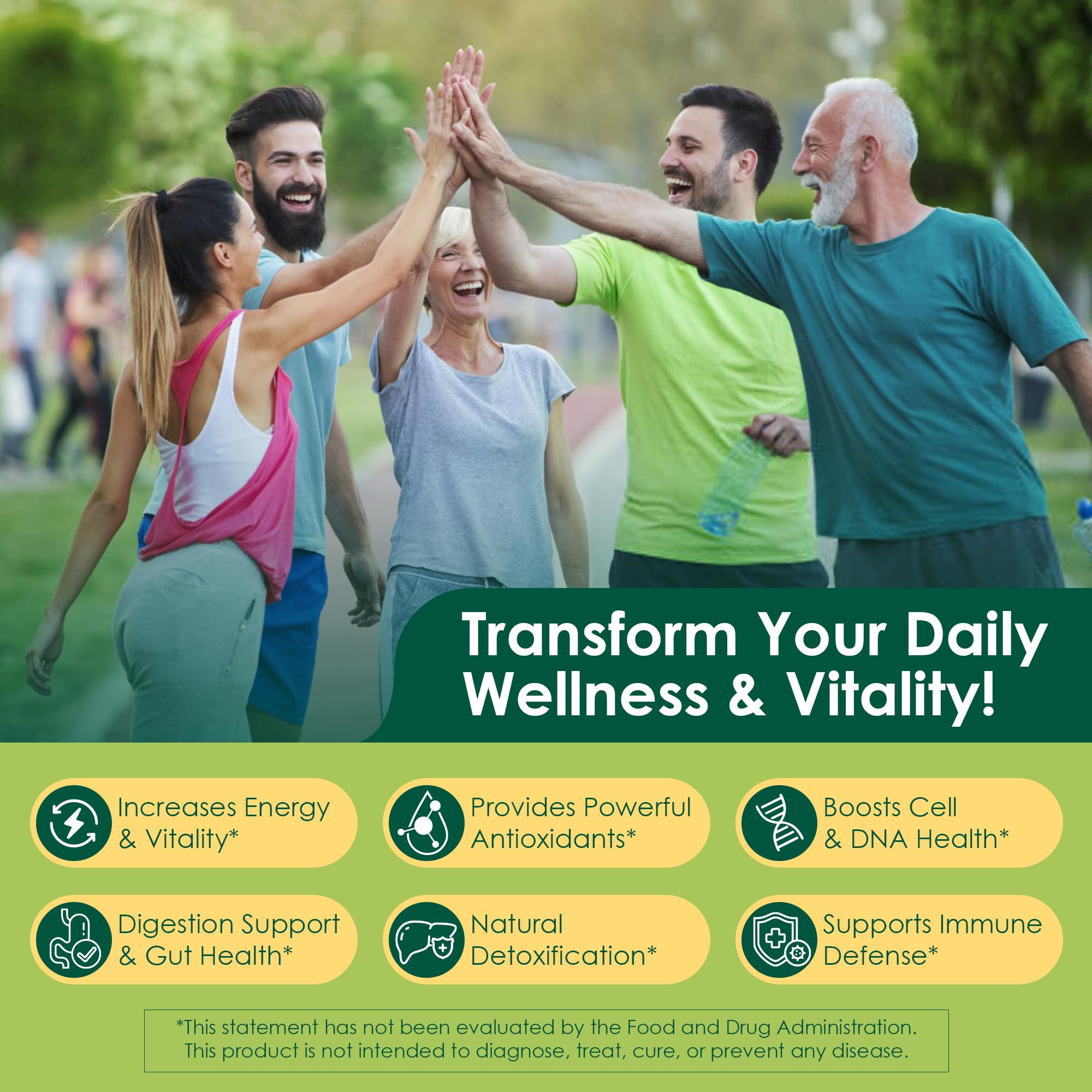 Bio Spirulina & Chlorella Fruchtgummis – Veganes Protein, Super Greens, Vitamin C & D3, Zink & B12 | Zuckerfrei, 60 Stück