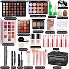 CHAFFUL All-in-One Makeup Kit for Women | Complete Gift Set with Foundation & Brushes