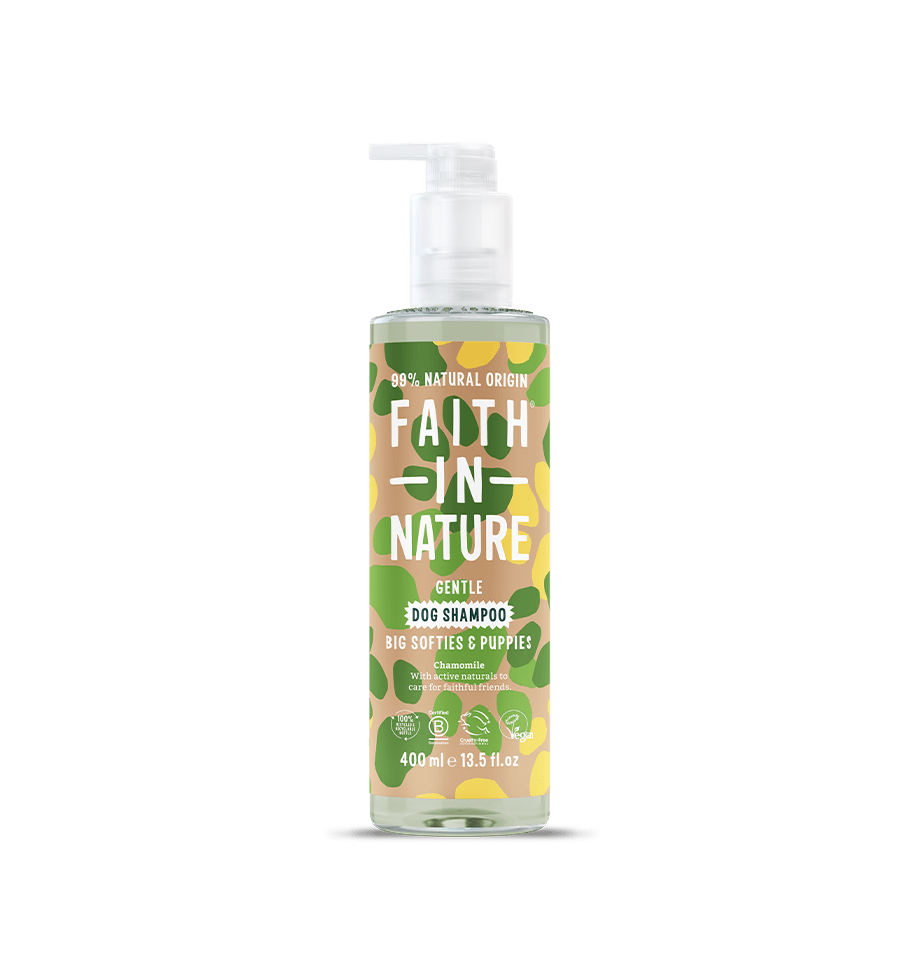 Kamillen-Hunde- & Welpen-Shampoo 400ml – 99,5% natürlichen Ursprungs, pH-neutral