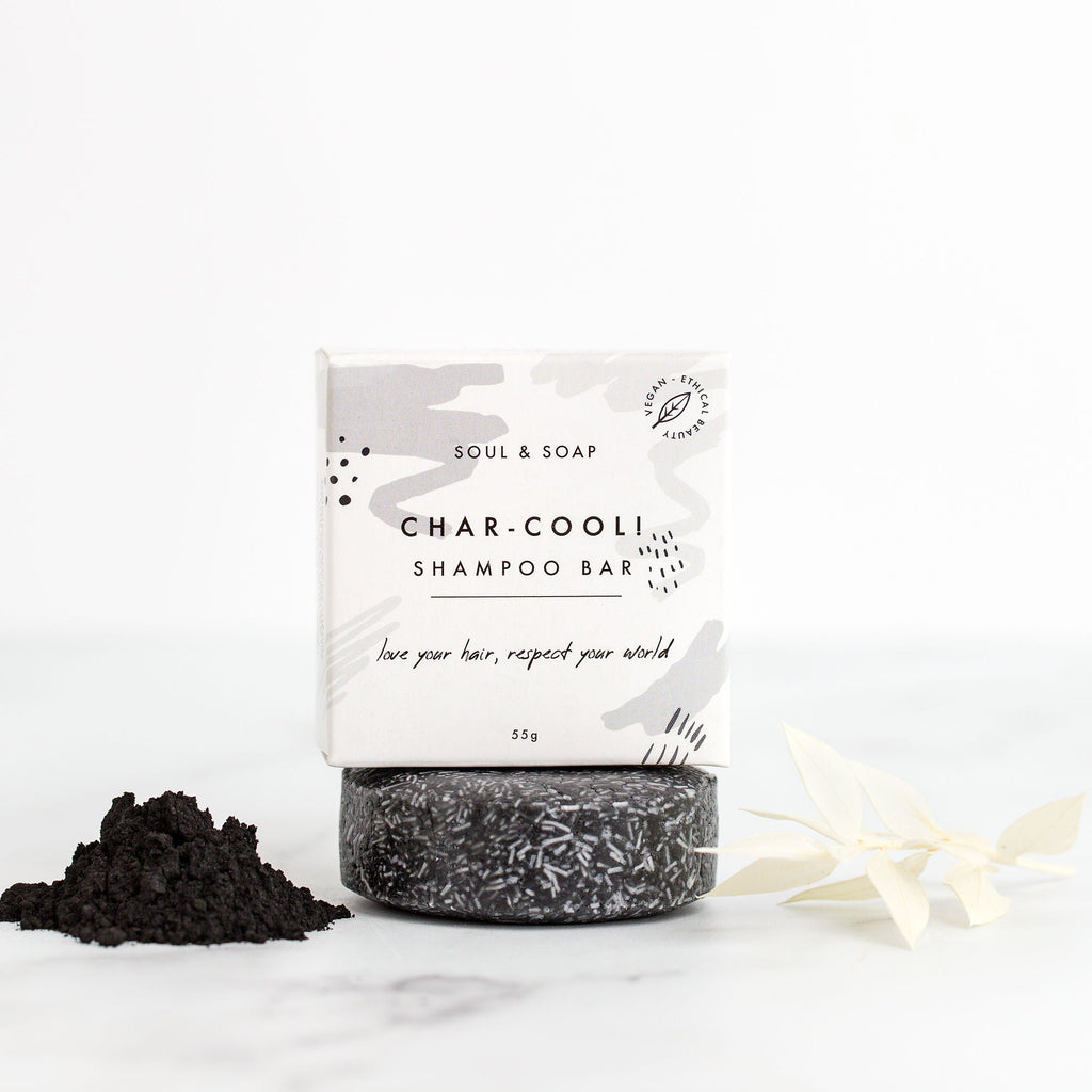 Entgiftendes Char-Cool Shampoo Bar – Vegan