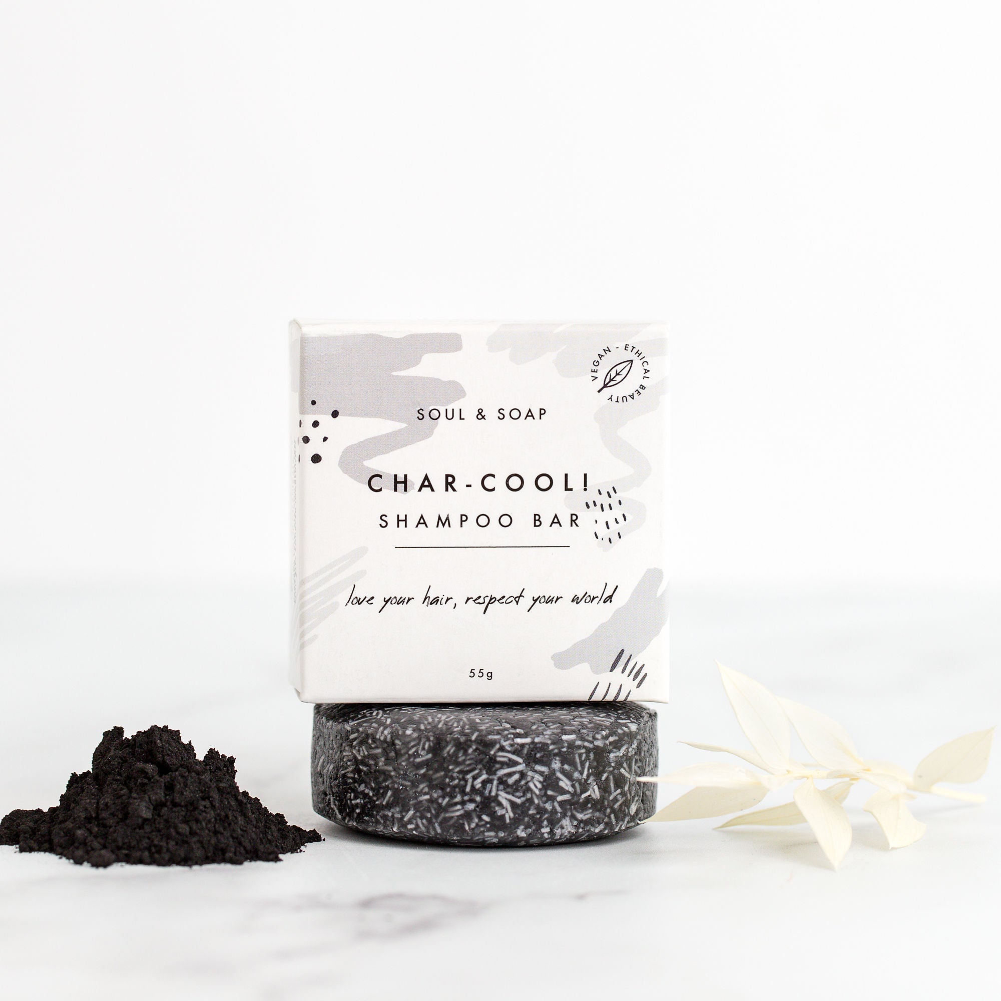 Entgiftendes Char-Cool Shampoo Bar – Vegan