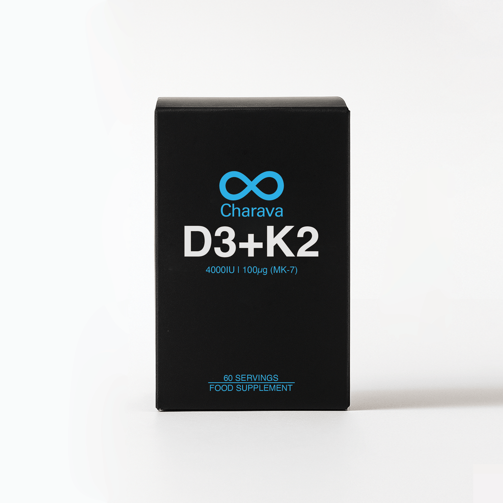 Charava Vitamin D3 (4000IU) + K2 (MK-7)