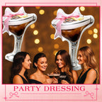 Charnoel 2-Pack Giant Espresso Martini Balloons – Foil Party Decor for Bachelorette, Birthday & Bridal Showers