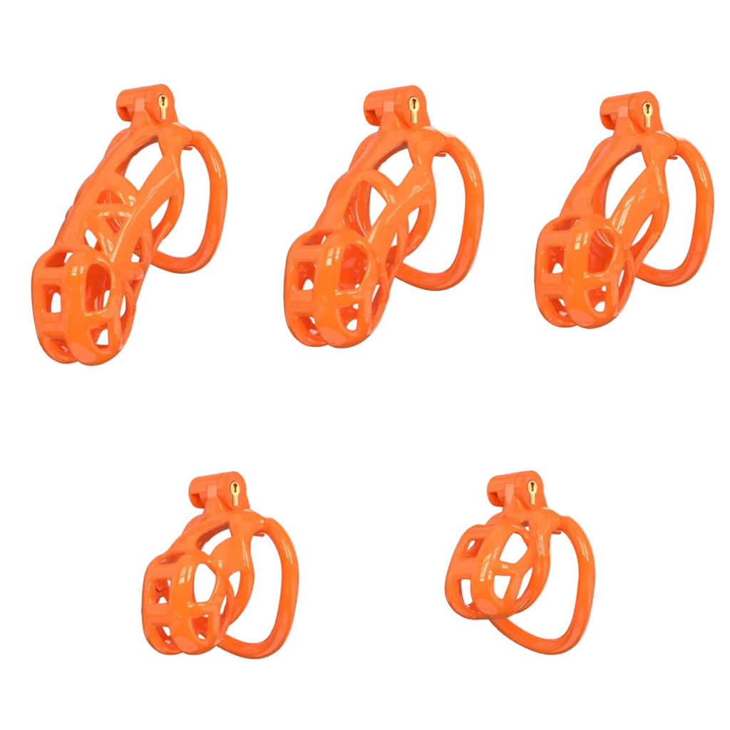 Chastity Cage Obedient Orange