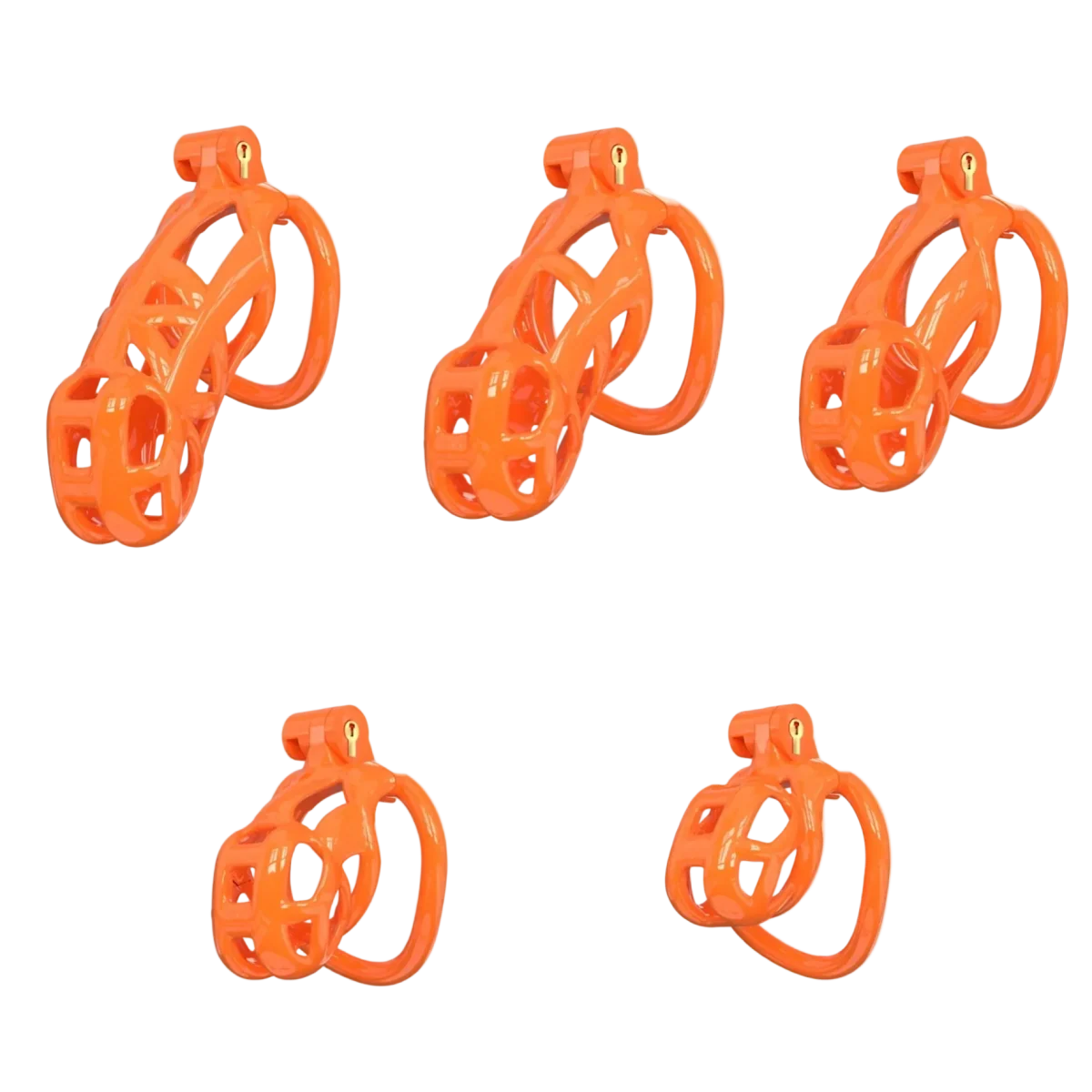 Chastity Cage Obedient Orange