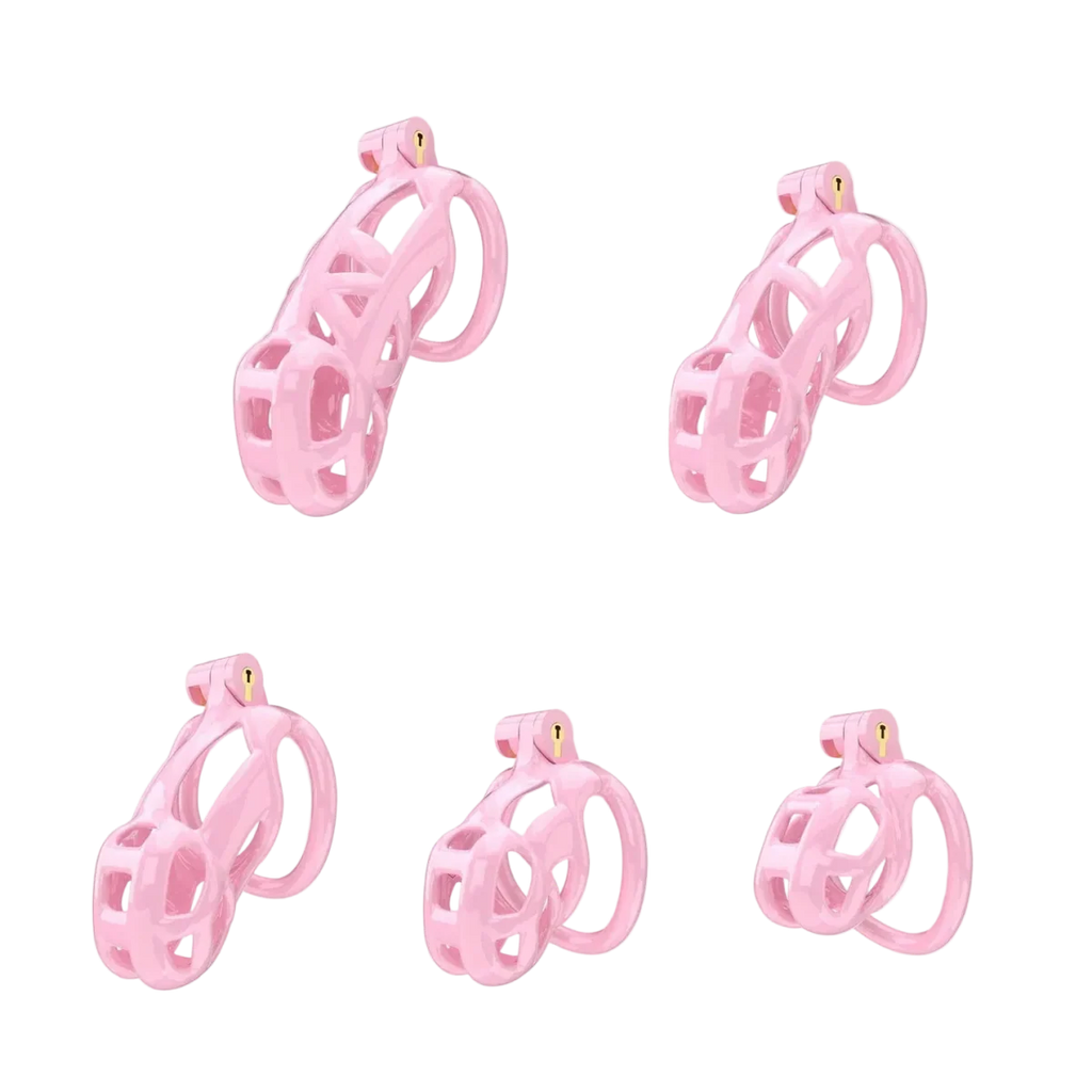 Chastity Cage Sissy Pink