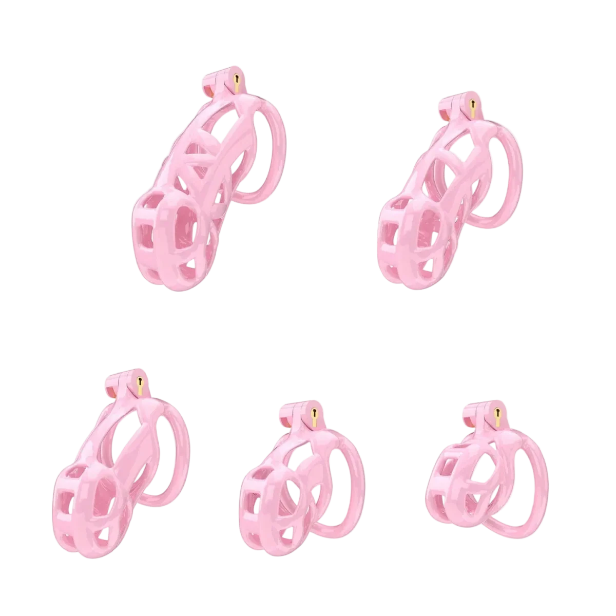 Chastity Cage Sissy Pink