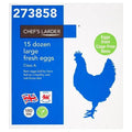 Chef's Larder 15 Dozen Large Fresh Eggs