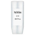 Chef's Larder 80 Clear Plastic Shot Glasses 2cl