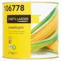 Chef's Larder Sweetcorn 2.1kg (Drained Weight 1.77kg)