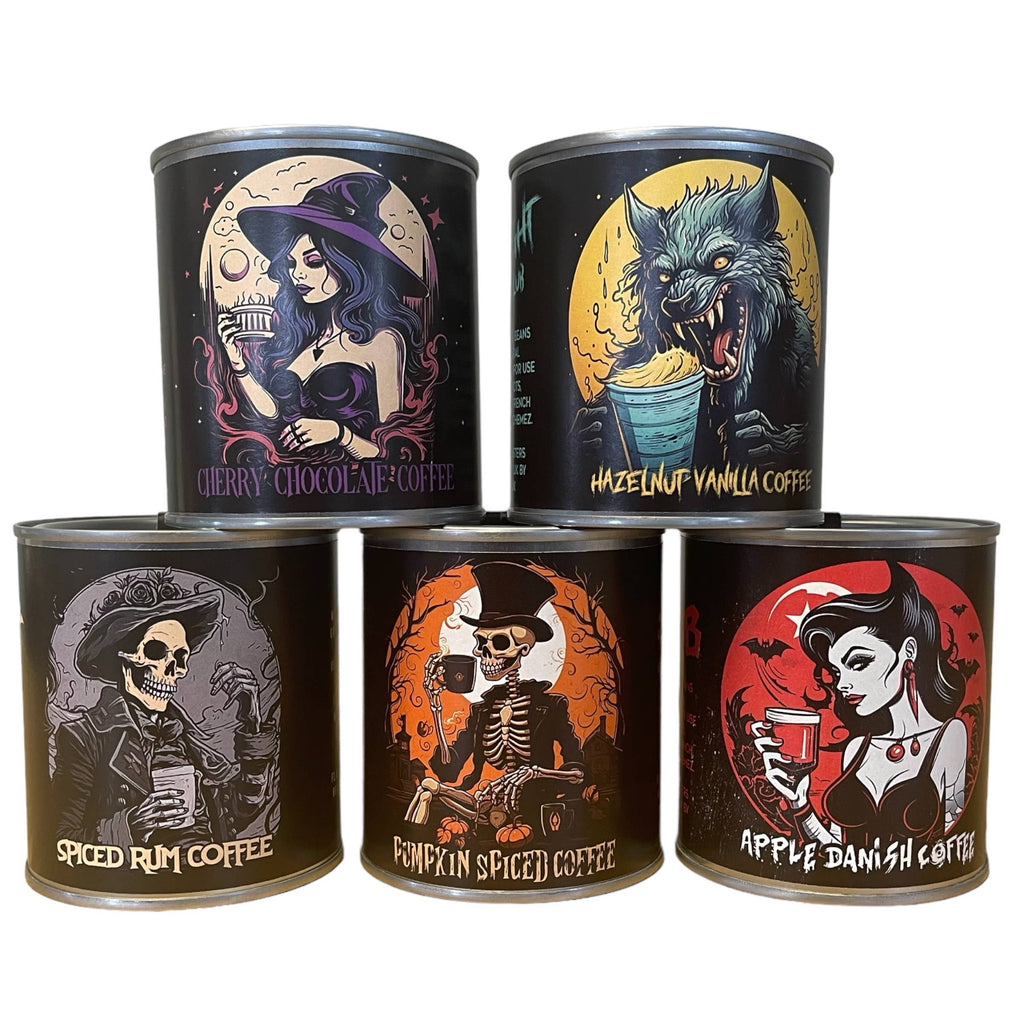 Cherry Chocolate Flavour Ground Coffee – Cafe Tarot 100ml Tin