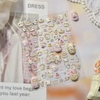 Hello Claws | Cherry Cake And Kitty Nail Deco Sticker