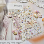 Hello Claws | Cherry Cake And Kitty Nail Deco Sticker