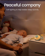 CHICWAY Portable White Noise Machine with AI Cry Detection — 18 Soothing Sounds