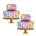 CHIL 2PCS Big Happy Birthday Balloon – Large Foil Mylar Balloons for Party Decor
