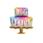 CHIL 2PCS Big Happy Birthday Balloon – Large Foil Mylar Balloons for Party Decor