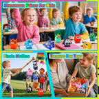 ChildFun 24-Piece Animal Pop Fidget Toys with Suction Cups | Party Favors & Prizes