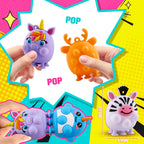 ChildFun 24-Piece Animal Pop Fidget Toys with Suction Cups | Party Favors & Prizes