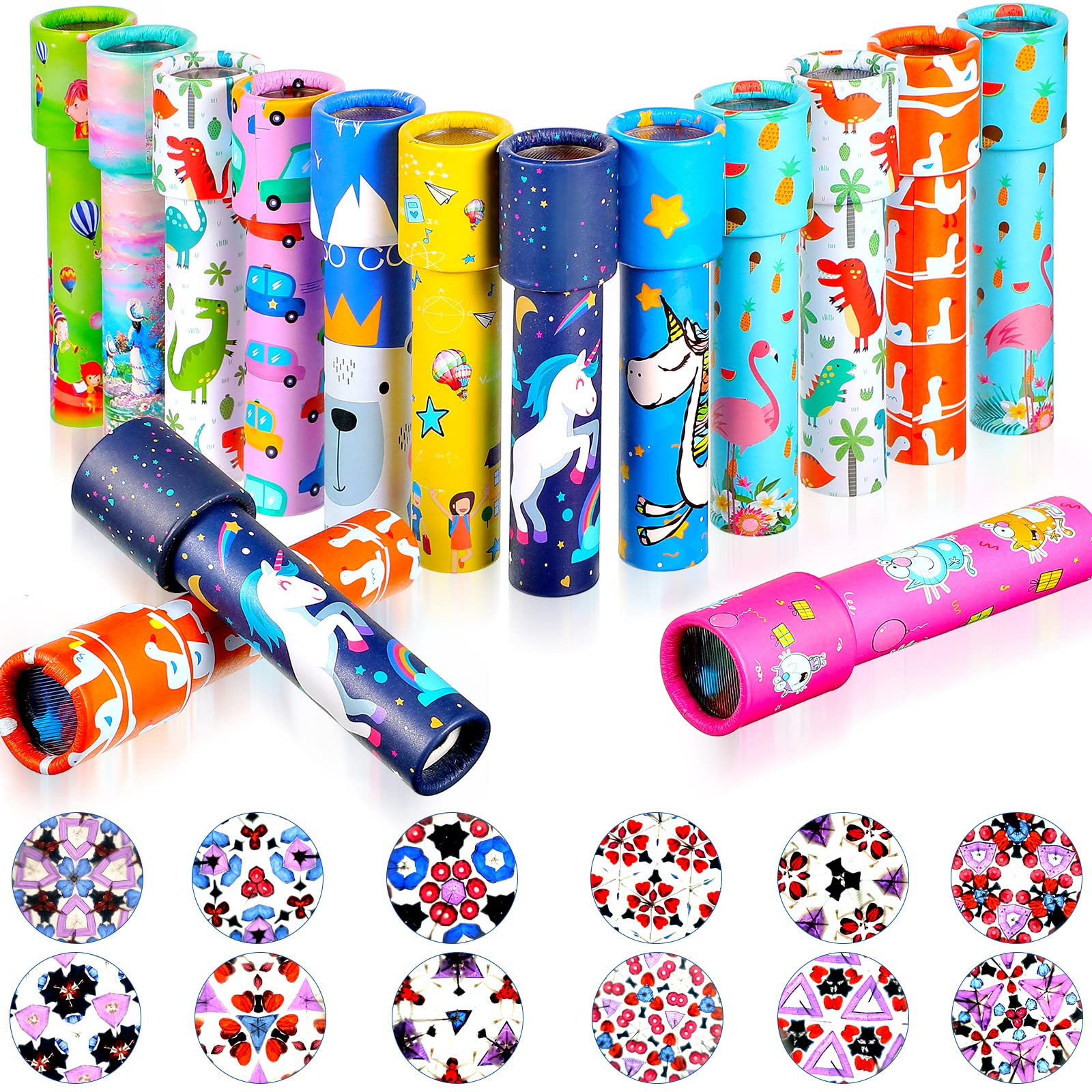 Chivao 15 Pcs Classic Kaleidoscopes – Vintage Educational Toys for Party Favors