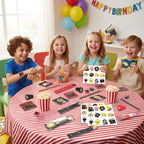 Chrisfall 168 Pcs Movie Night Party Favors Set – Cinema-Themed Stationery Pack
