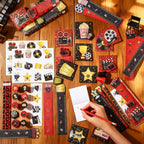 Chrisfall 168 Pcs Movie Night Party Favors Set – Cinema-Themed Stationery Pack