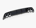 Maxton Design -  Rear Valance + Exhaust Ends Imitation Audi A6 S-Line / S6 C8 / C8 Facelift