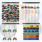 CHSLtmxq 110-Pieces Monster Truck Party Favors Set | Monster Jam Birthday Decorations