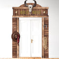 CHUNNIN West Cowboy Party Door Decoration | Wild West Saloon Banner