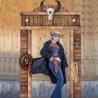 CHUNNIN West Cowboy Party Door Decoration | Wild West Saloon Banner