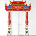 CHUNNIN Chinese New Year Door Banner 2026 – Lunar Festival Backdrop Set with Ropes