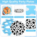 CHUNNIN 96PCS Cartoon Story Party Plates & Napkins – Toy-Inspired Tableware for 24 Guests