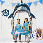 CHUNNIN Shark Party Porch Banner – Ocean Shark Door Decoration & Photo Backdrop