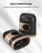 CINCOM Upgraded Hand Massager with Heat & Compression – Cordless & Rechargeable