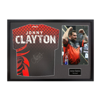 Jonny Clayton Signed Shirt Classic Frame
