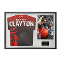 Jonny Clayton Signed Shirt Classic Frame