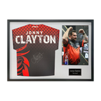 Jonny Clayton Signed Shirt Classic Frame