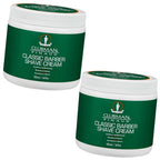 Clubman Classic Barber Shave Cream – 16 oz, 2 Pack | Hydrating, Barber-Quality Shave