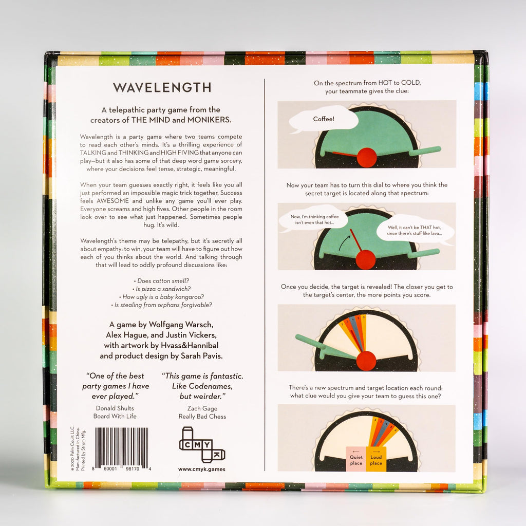 CMYK Wavelength: The Mind Reading Party Game | Telepathic Fun for Groups