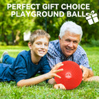 COAMZPARTY 8.5-Inch Kickball Set — 12-Dodgeballs, Pump & Storage Bag