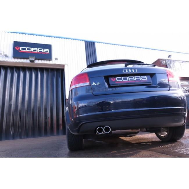 Cobra Exhausts - Audi A3 (8P) 2.0 TFSI Quattro (3 Door) Turbo Back Performance Exhaust