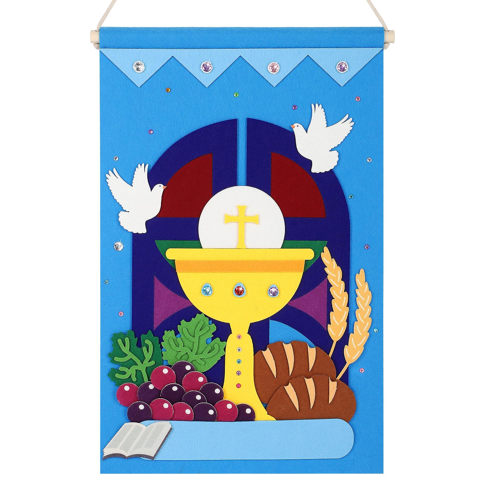 COCHIE First Communion Banner Kit for Boys & Girls – DIY Catholic Craft Pack