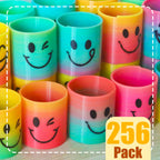 Cocurb 256 Pcs Mini Spring Party Favors – Bright Colorful Goodies for Birthdays and Classrooms