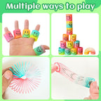 Cocurb 256 Pcs Mini Spring Party Favors – Bright Colorful Goodies for Birthdays and Classrooms