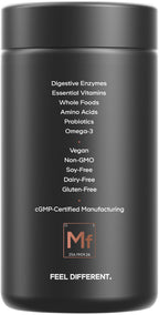 Codeage Men’s Daily Multivitamin – 25+ Vitamins, Organic Whole Foods, 120 Capsules
