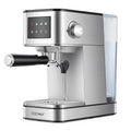 Coffee Maker with Milk Frother 20 Bar Espresso Machine-Silver