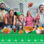 Cokoness Football Tablecloths – 54 x 108 inch (2 Pack) Disposable Tailgate Tablecover