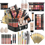 Coliusa All-in-One Makeup Kit for Women | Complete Set with Eyeshadow Palette, Foundation, Lip Gloss