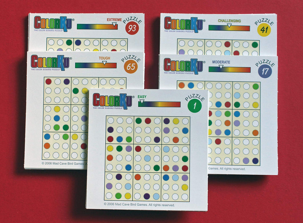 ColorKu by Mad Cave Bird Games – Color Sudoku Board Game